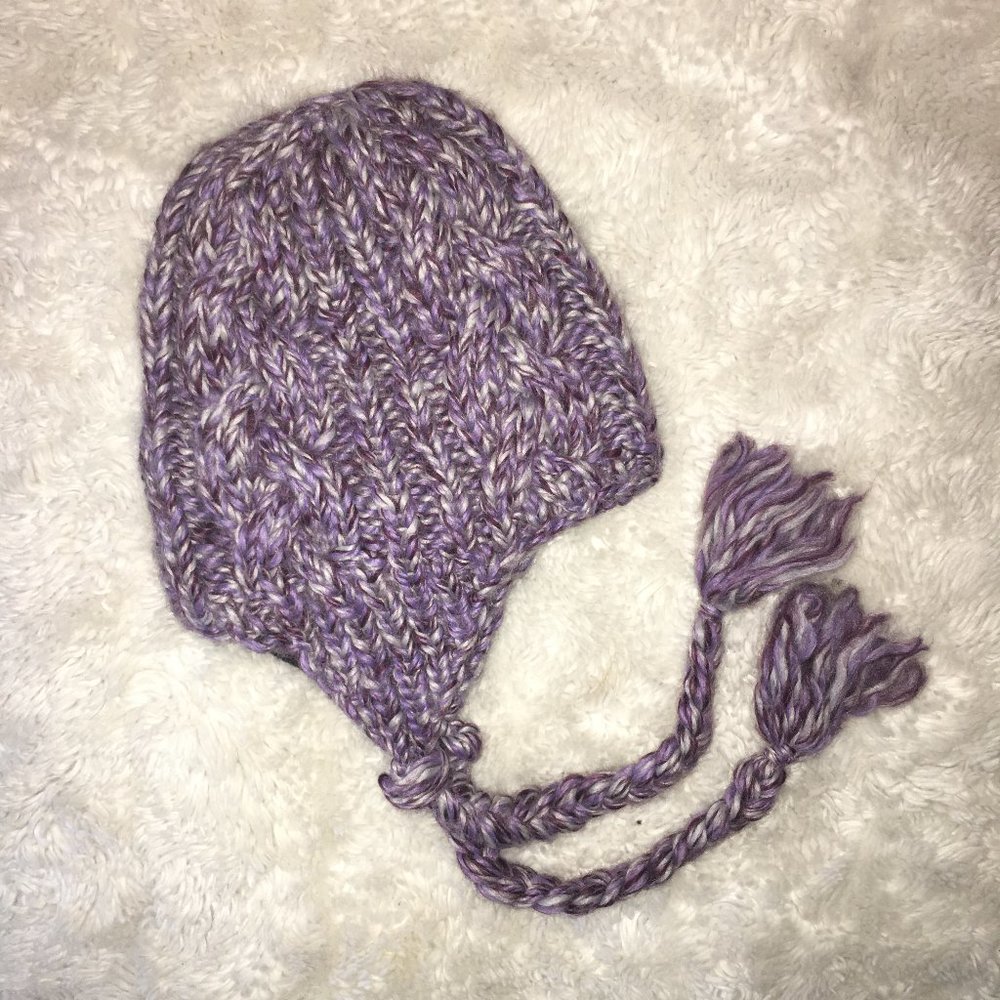 BULA Fair Isles Knit winter hat with tassels
